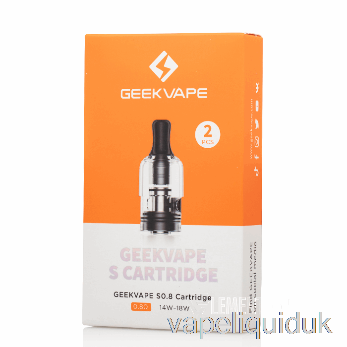 Geek Vape S Replacement Pods 0.8ohm S Pods Vape Juice